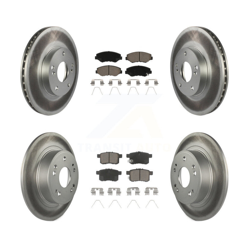 Transit Auto KGC-101195 Disc Brake Kit for 2008-2017 Honda Accord - Front and Rear
