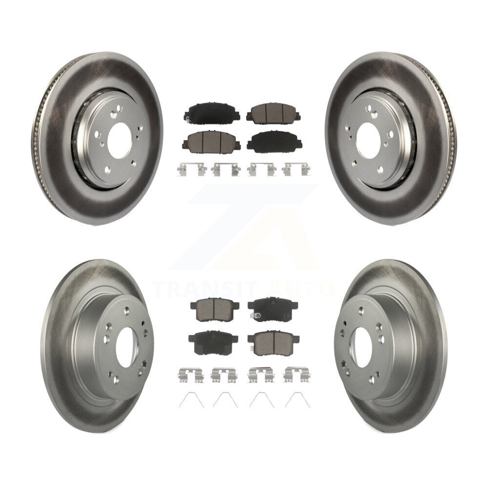 Transit Auto KGC-101196 Disc Brake Kit for 2017 Honda Accord - Front and Rear