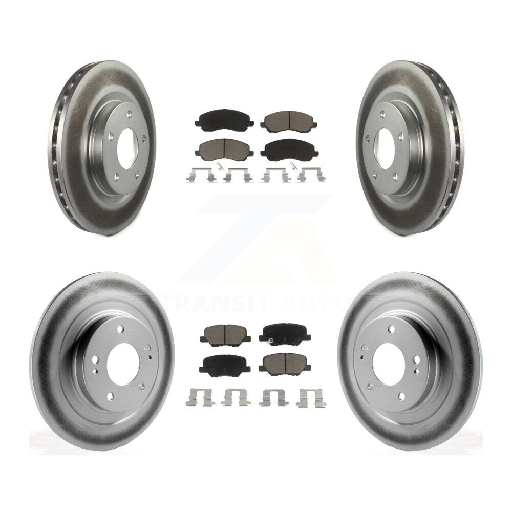 Transit Auto KGC-101197 Disc Brake Kit for 2013-2024 Mitsubishi Outlander, Mitsubishi Outlander Sport, Mitsubishi RVR - Front and Rear