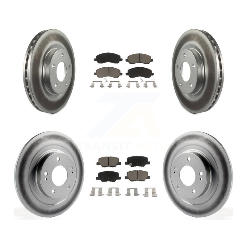 Transit Auto KGC-101197 Disc Brake Kit for 2013-2024 Mitsubishi Outlander, Mitsubishi Outlander Sport, Mitsubishi RVR - Front and Rear