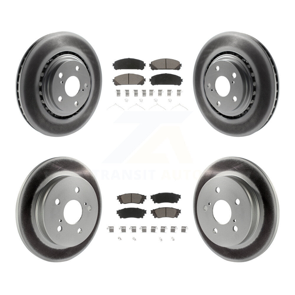 Transit Auto KGC-101204 Disc Brake Kit for 2015-2021 Lexus NX300, Lexus NX200t, Lexus NX300h - Front and Rear