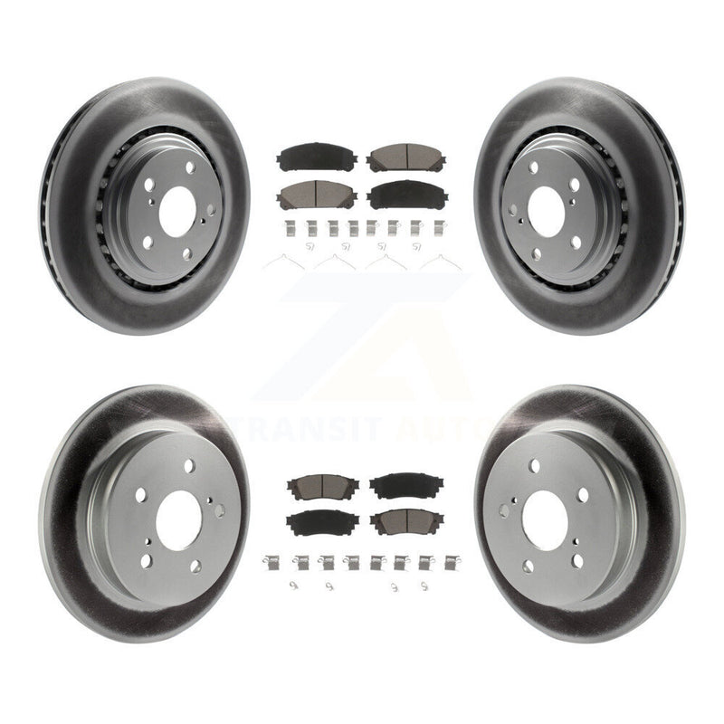 Transit Auto KGC-101204 Disc Brake Kit for 2015-2021 Lexus NX300, Lexus NX200t, Lexus NX300h - Front and Rear