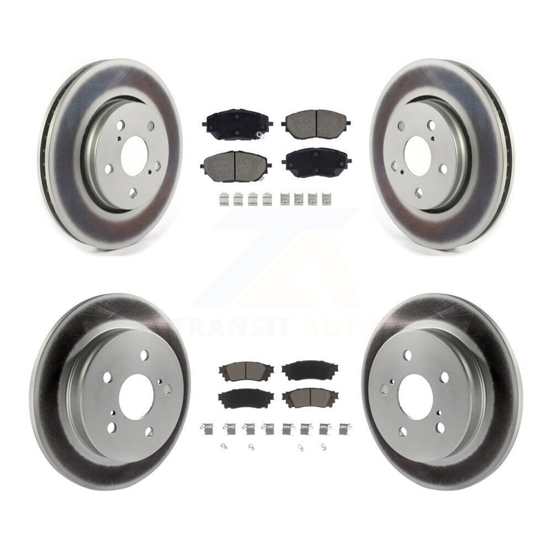 Transit Auto KGC-101205 Disc Brake Kit for 2018 Toyota C-HR - Front and Rear