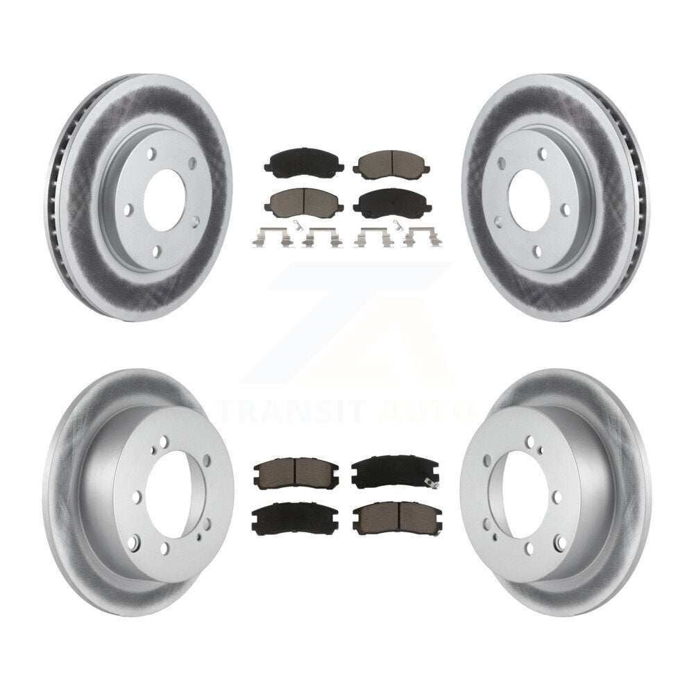 Transit Auto KGC-101209 Disc Brake Kit for 2001-2005 Mitsubishi Eclipse, Chrysler Sebring and More - Front and Rear