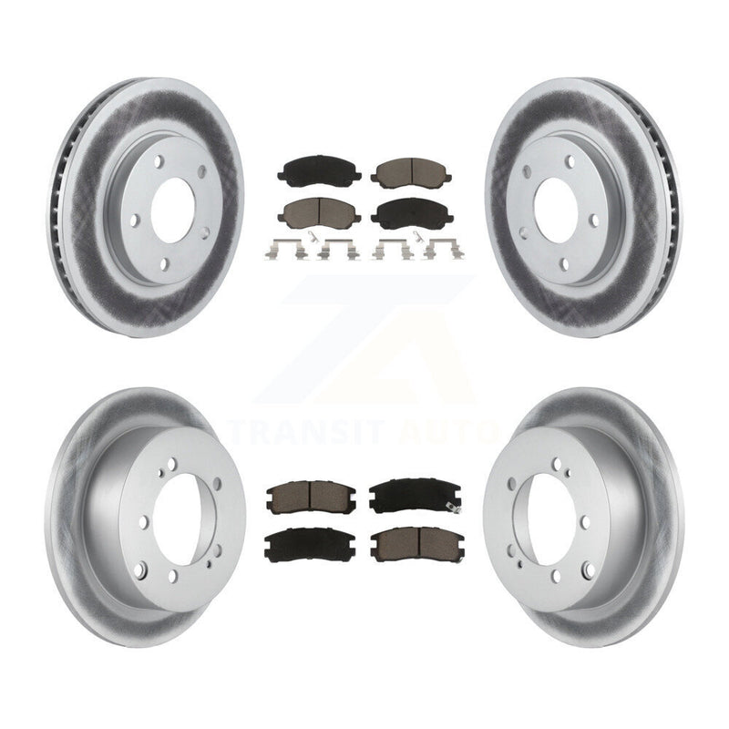 Transit Auto KGC-101209 Disc Brake Kit for 2001-2005 Mitsubishi Eclipse, Chrysler Sebring and More - Front and Rear