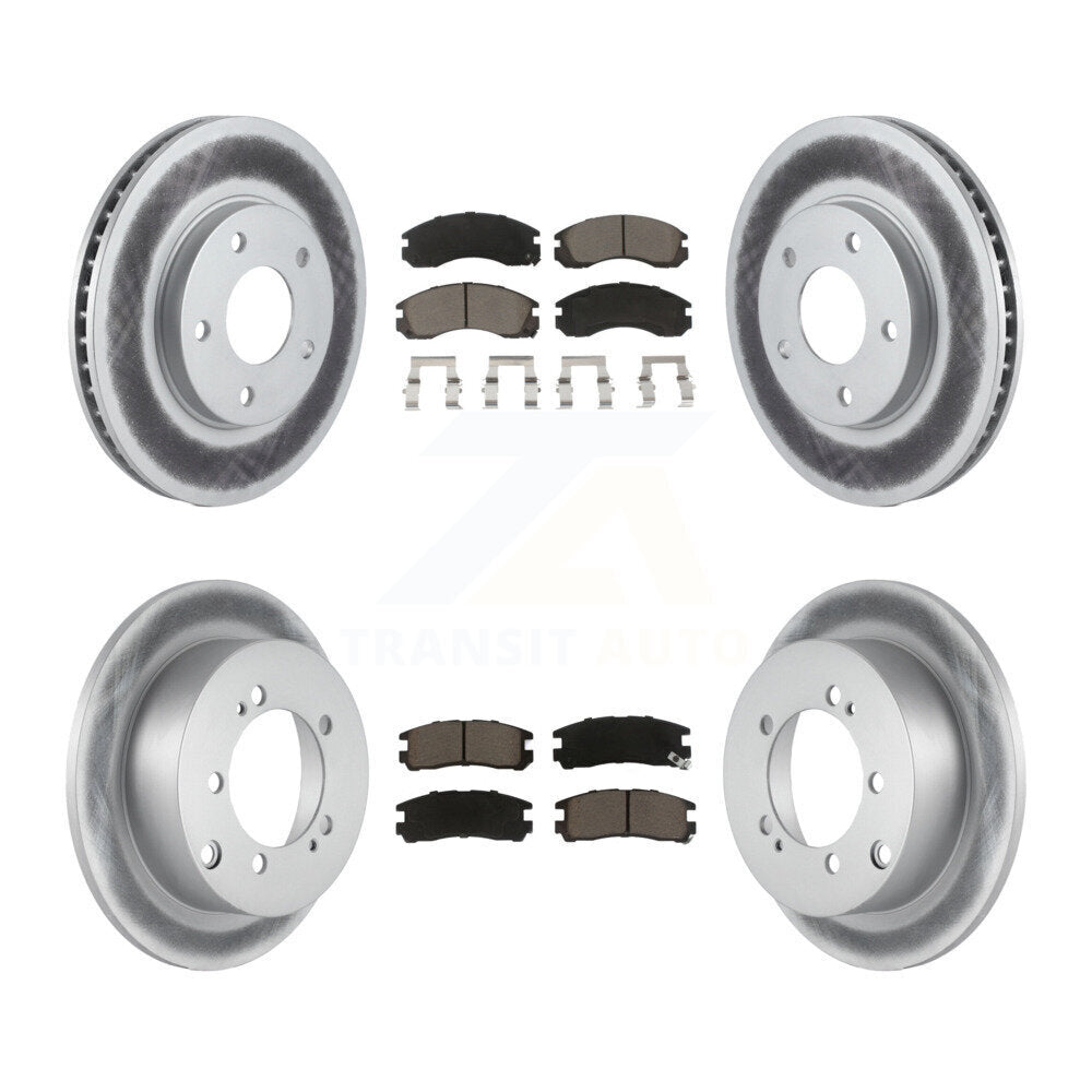 Transit Auto KGC-101210 Disc Brake Kit for 2000 Mitsubishi Eclipse - Front and Rear