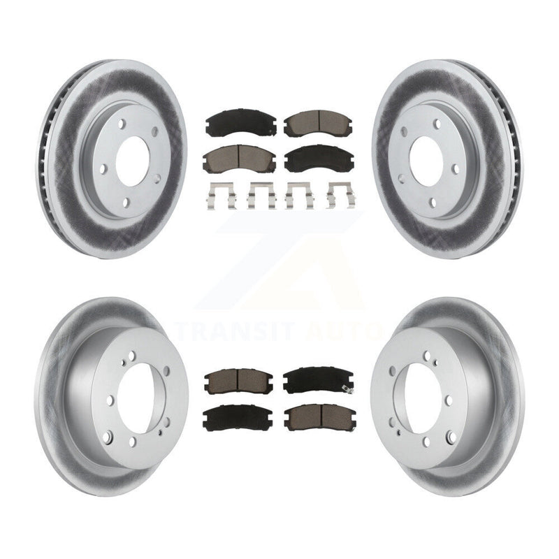Transit Auto KGC-101210 Disc Brake Kit for 2000 Mitsubishi Eclipse - Front and Rear