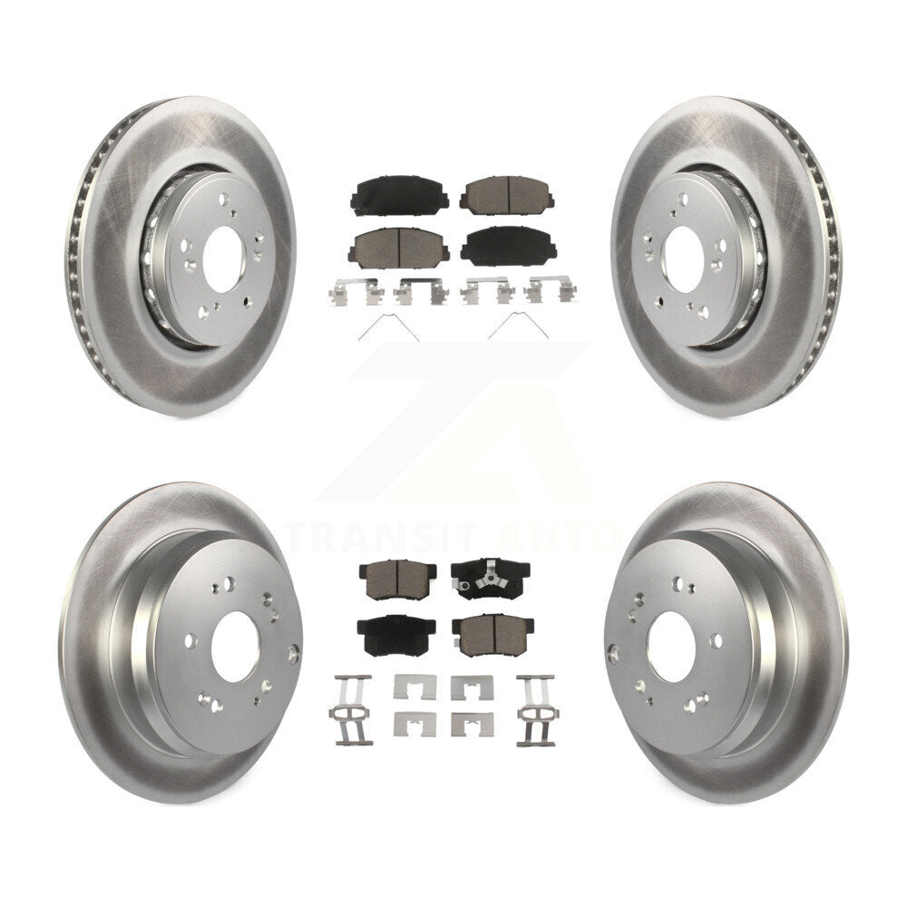 Transit Auto KGC-101214 Disc Brake Kit for 2013-2018 Acura RDX - Front and Rear