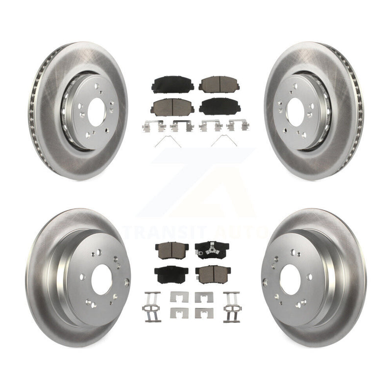 Transit Auto KGC-101214 Disc Brake Kit for 2013-2018 Acura RDX - Front and Rear