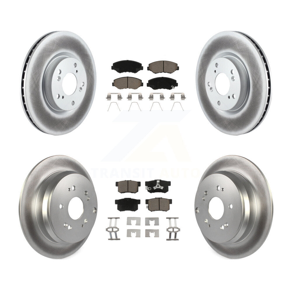 Transit Auto KGC-101215 Disc Brake Kit for 2005-2006 Honda CR-V - Front and Rear
