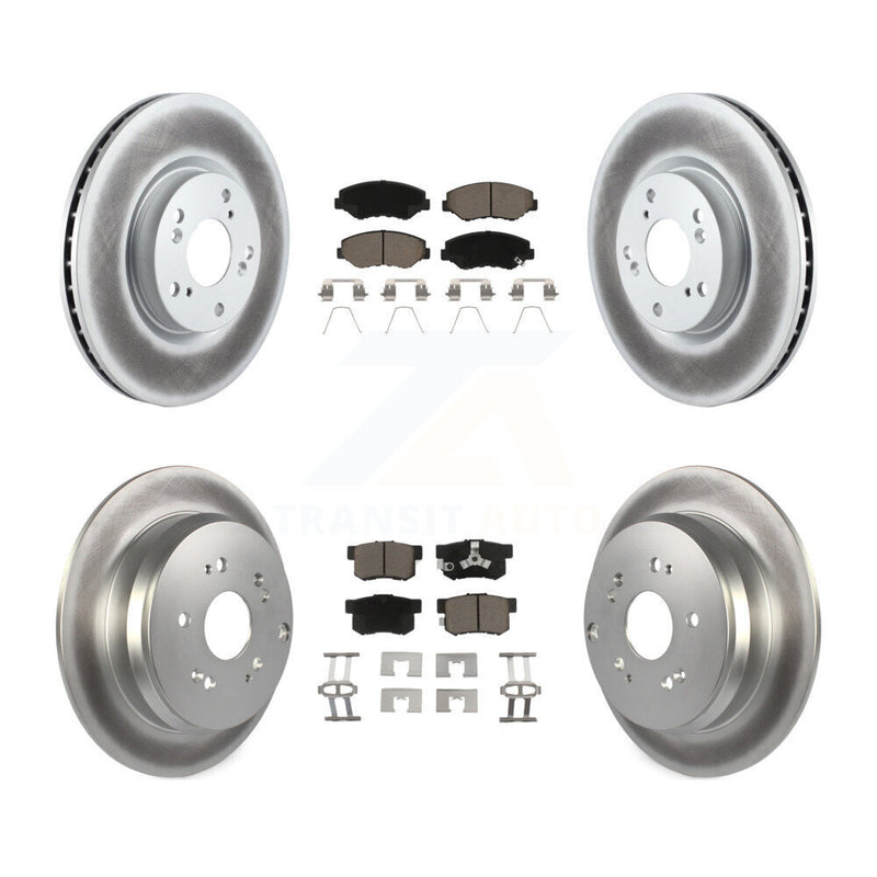 Transit Auto KGC-101215 Disc Brake Kit for 2005-2006 Honda CR-V - Front and Rear