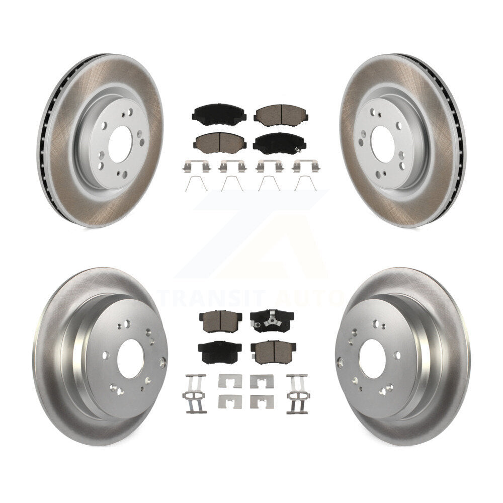 Transit Auto KGC-101217 Disc Brake Kit for 2012-2016 Honda CR-V - Front and Rear