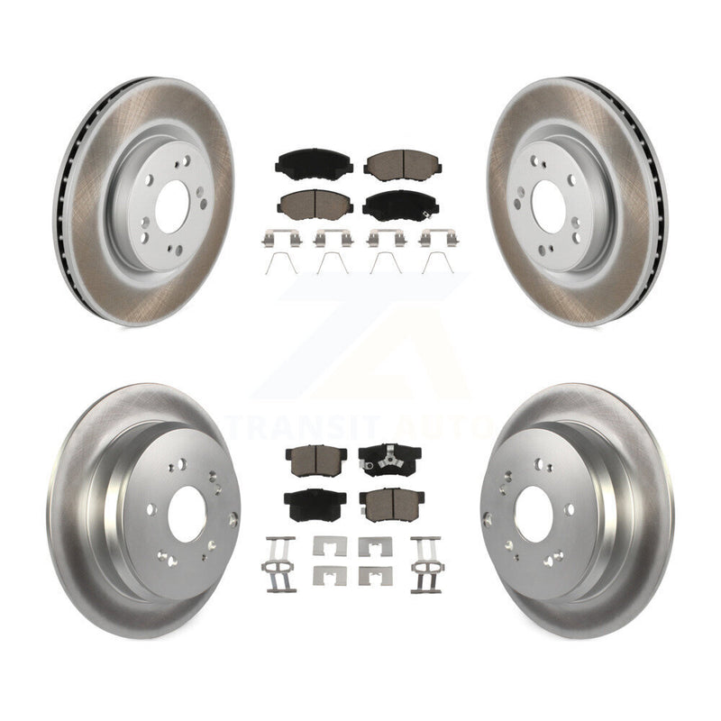 Transit Auto KGC-101217 Disc Brake Kit for 2012-2016 Honda CR-V - Front and Rear