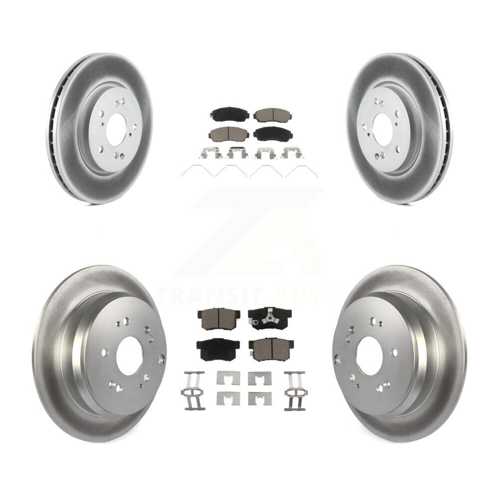 Transit Auto KGC-101218 Disc Brake Kit for 2012-2016 Honda CR-V - Front and Rear