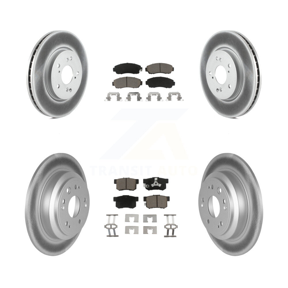 Transit Auto KGC-101219 Disc Brake Kit for 2010-2012 Honda Crosstour, Honda Accord Crosstour - Front and Rear