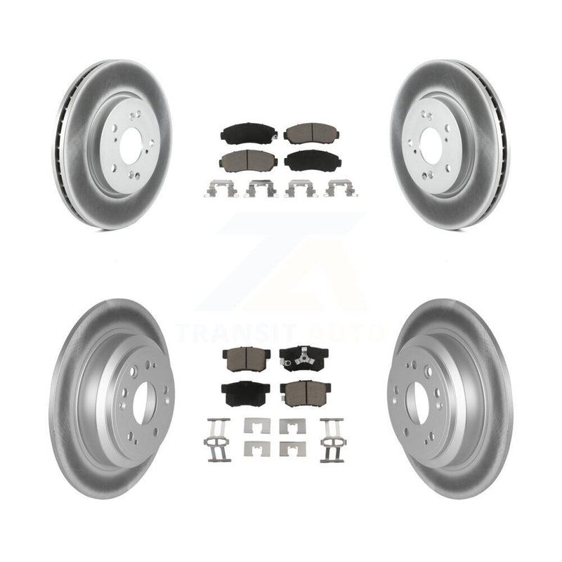 Transit Auto KGC-101219 Disc Brake Kit for 2010-2012 Honda Crosstour, Honda Accord Crosstour - Front and Rear