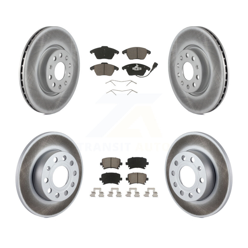 Transit Auto KGC-101220 Disc Brake Kit for 2006-2009 Audi A3, Audi A3 Quattro, Volkswagen Rabbit - Front and Rear