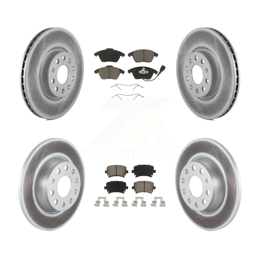 Transit Auto KGC-101221 Disc Brake Kit for 2006-2010 Volkswagen GTI, Audi A3 and More - Front and Rear