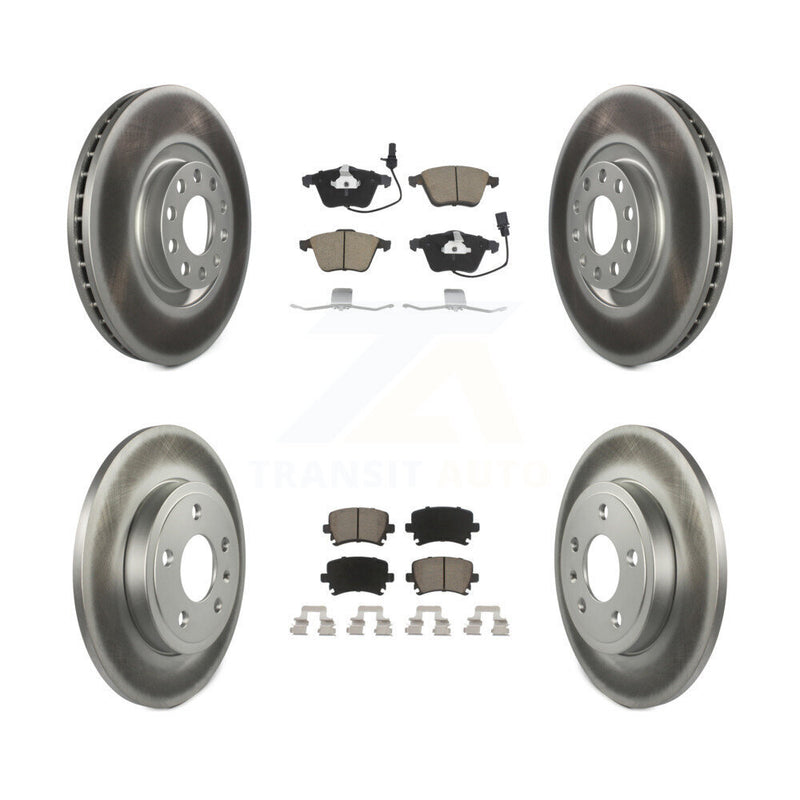 Transit Auto KGC-101222 Disc Brake Kit for 2007-2009 Audi A4, Audi A4 Quattro - Front and Rear