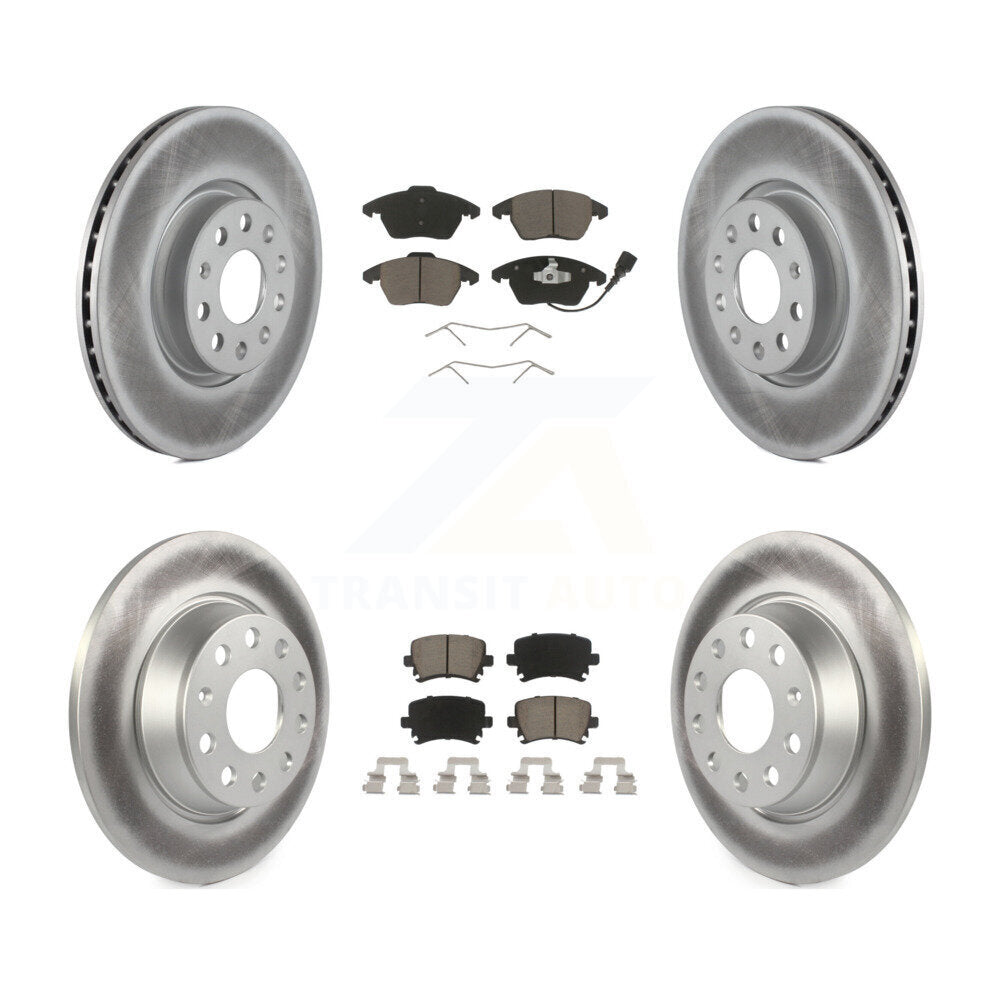 Transit Auto KGC-101226 Disc Brake Kit for 2008-2017 Volkswagen CC, Volkswagen GTI and More - Front and Rear