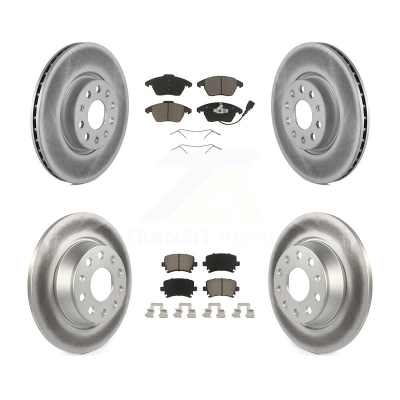 Transit Auto KGC-101226 Disc Brake Kit for 2008-2017 Volkswagen CC, Volkswagen GTI and More - Front and Rear