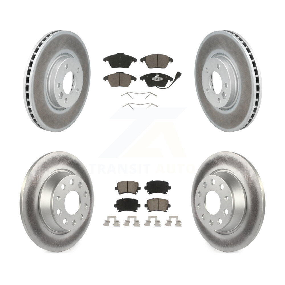 Transit Auto KGC-101227 Disc Brake Kit for 2009-2012 Volkswagen CC - Front and Rear