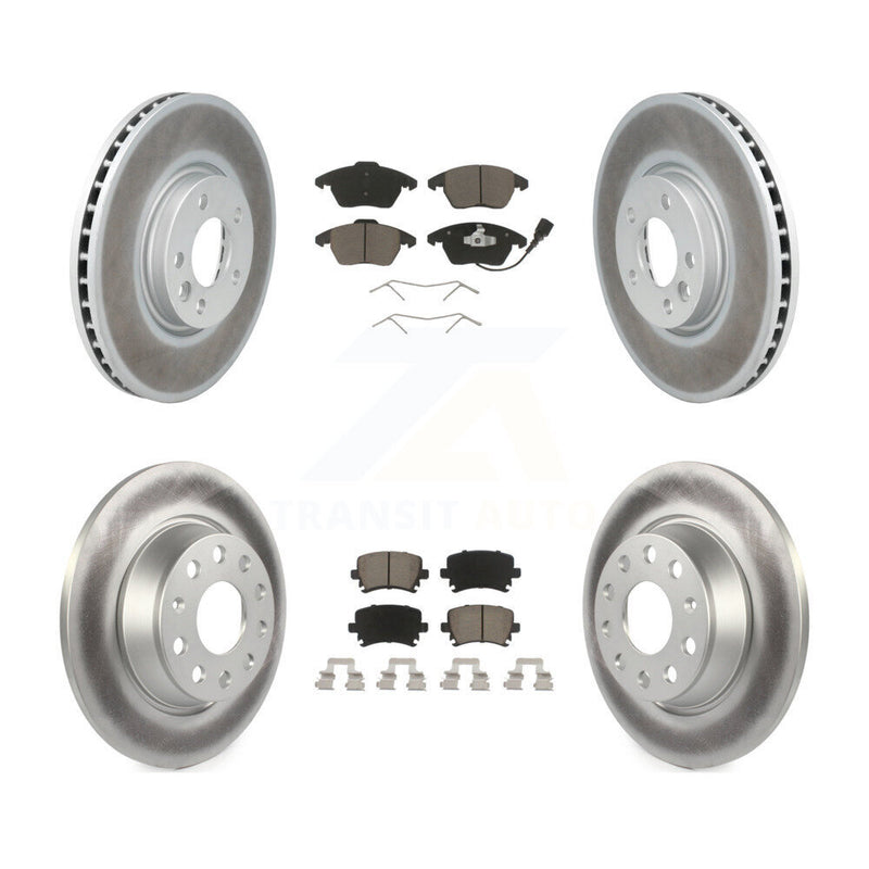 Transit Auto KGC-101227 Disc Brake Kit for 2009-2012 Volkswagen CC - Front and Rear