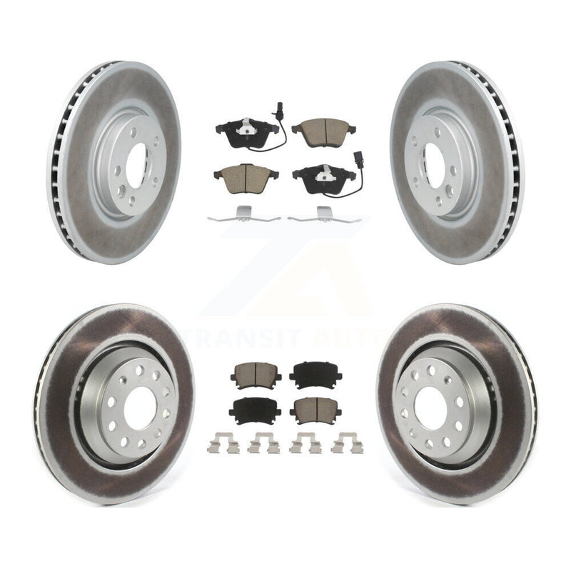 Transit Auto KGC-101228 Disc Brake Kit for 2009-2012 Volkswagen CC - Front and Rear