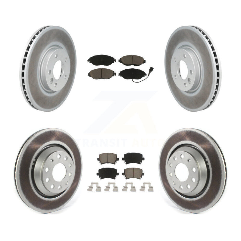 Transit Auto KGC-101229 Disc Brake Kit for 2013-2016 Volkswagen CC - Front and Rear