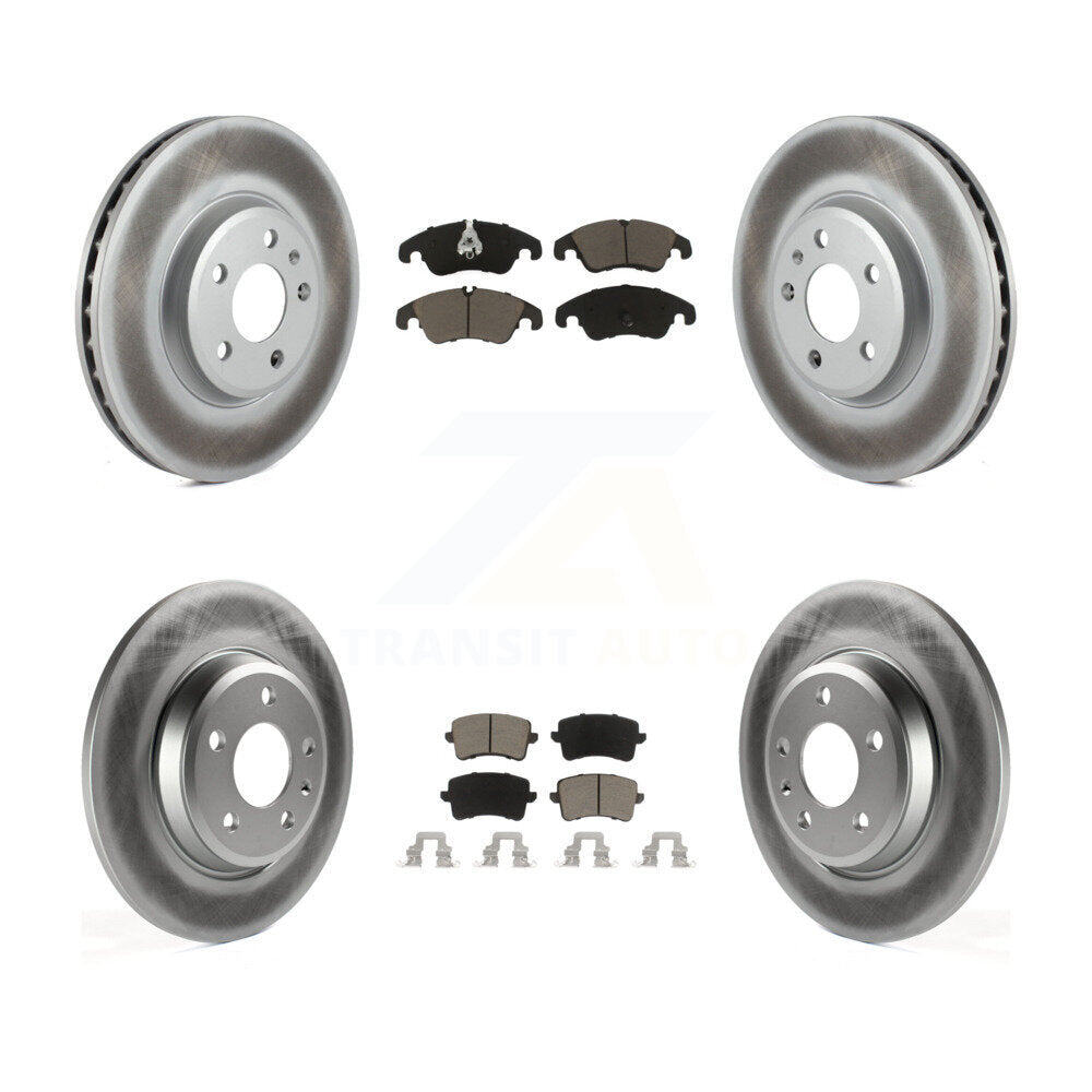 Transit Auto KGC-101231 Disc Brake Kit for 2008-2011 Audi A5, Audi A5 Quattro and More - Front and Rear