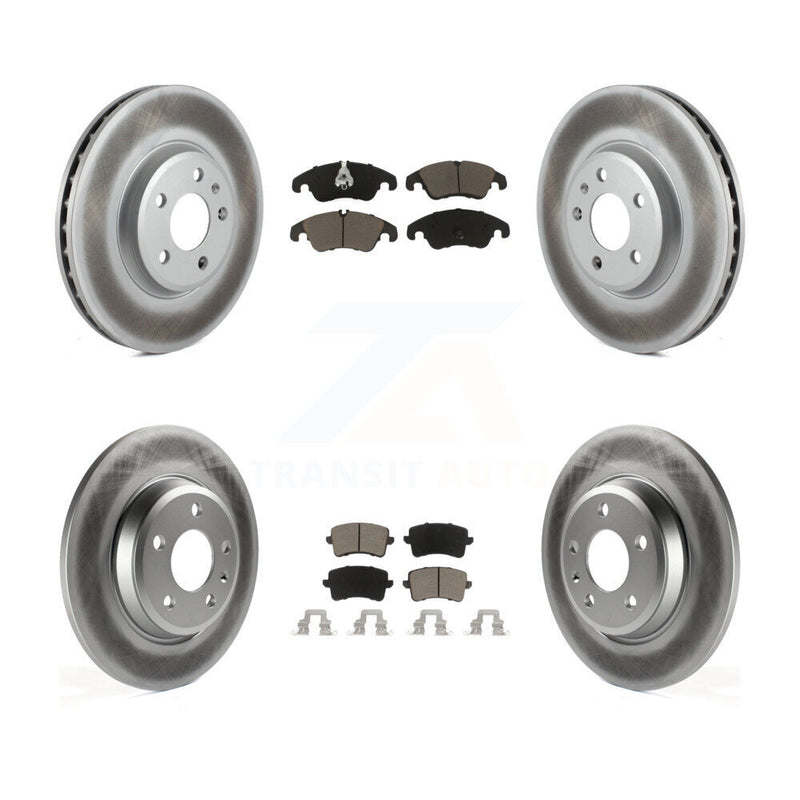 Transit Auto KGC-101231 Disc Brake Kit for 2008-2011 Audi A5, Audi A5 Quattro and More - Front and Rear
