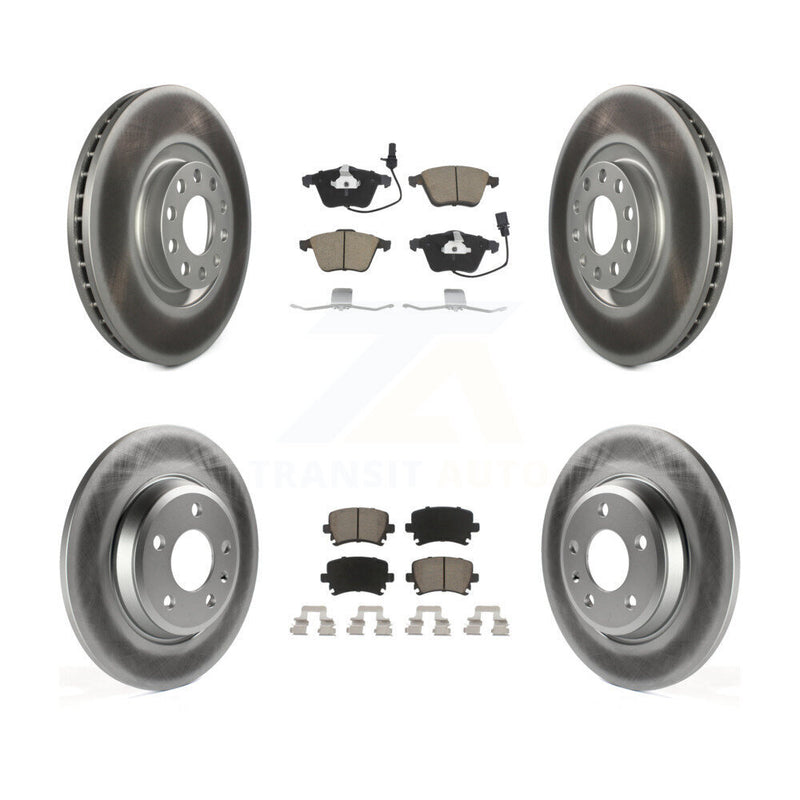 Transit Auto KGC-101232 Disc Brake Kit for 2009 Audi A4 Quattro - Front and Rear