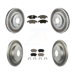 Transit Auto KGC-101233 Disc Brake Kit for 2009 Audi A4 Quattro - Front and Rear