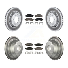 Transit Auto KGC-101234 Disc Brake Kit for 2006-2009 GMC Envoy, Isuzu Ascender and More - Front and Rear