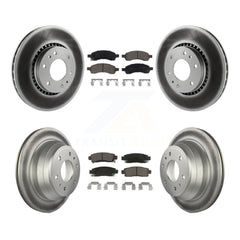 Transit Auto KGC-101235 Disc Brake Kit for 2006-2009 GMC Envoy, Saab 9-7x and More - Front and Rear