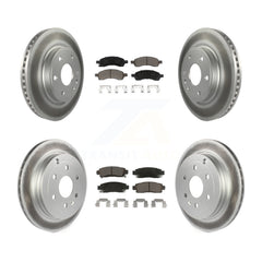 Transit Auto KGC-101238 Disc Brake Kit for 2007-2017 GMC Acadia Limited, Chevrolet Traverse and More - Front and Rear