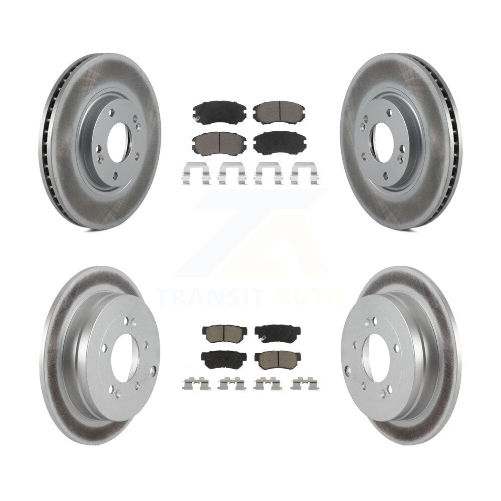 Transit Auto KGC-101240 Disc Brake Kit for 2006-2009 Hyundai Azera - Front and Rear