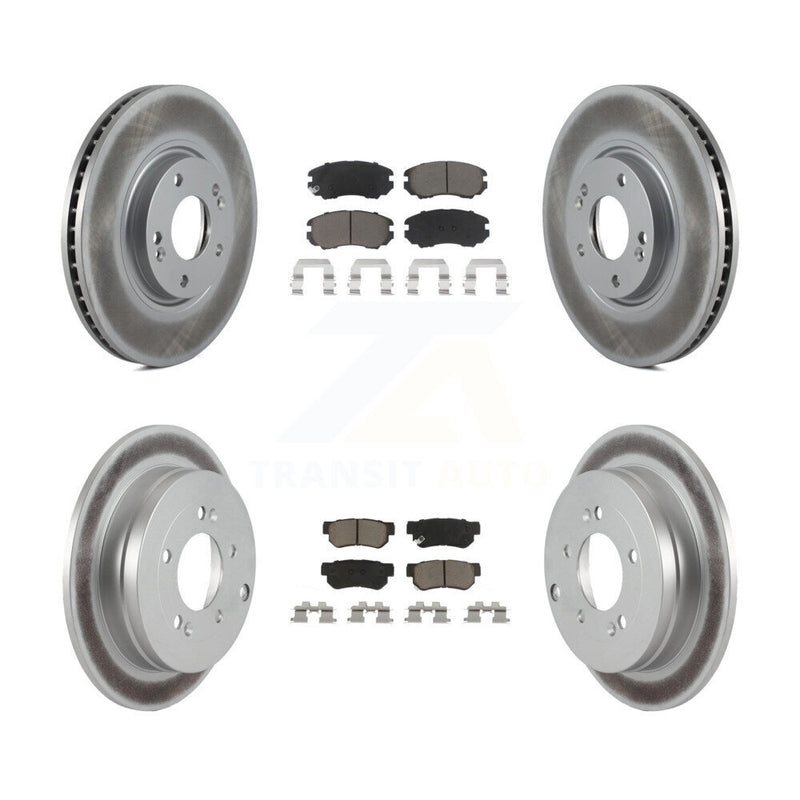 Transit Auto KGC-101240 Disc Brake Kit for 2006-2009 Hyundai Azera - Front and Rear