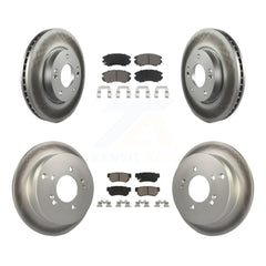 Transit Auto KGC-101241 Disc Brake Kit for 2005-2010 Hyundai Tucson, Kia Sportage - Front and Rear