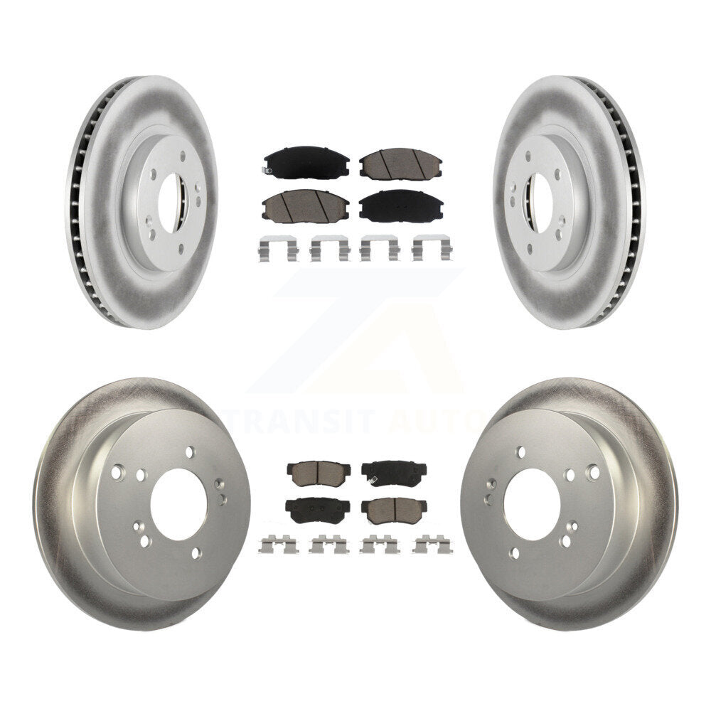 Transit Auto KGC-101243 Disc Brake Kit for 2001-2006 Hyundai Santa Fe - Front and Rear