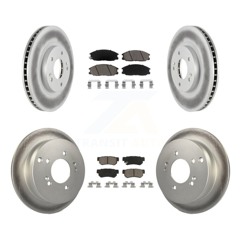 Transit Auto KGC-101243 Disc Brake Kit for 2001-2006 Hyundai Santa Fe - Front and Rear