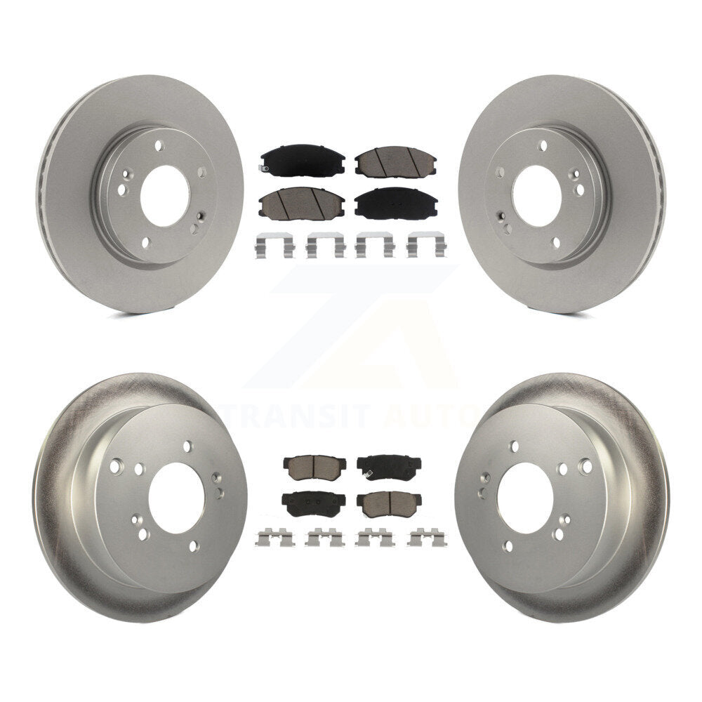 Transit Auto KGC-101244 Disc Brake Kit for 2001-2006 Hyundai Santa Fe - Front and Rear