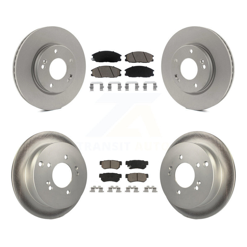 Transit Auto KGC-101244 Disc Brake Kit for 2001-2006 Hyundai Santa Fe - Front and Rear