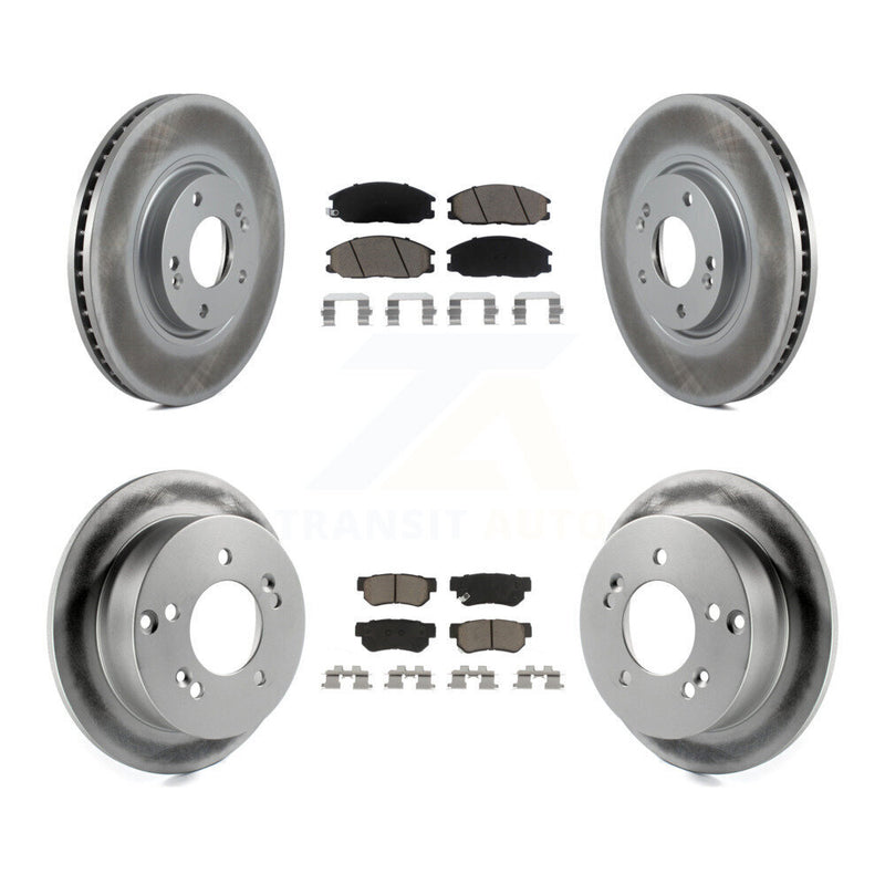 Transit Auto KGC-101245 Disc Brake Kit for 2003-2005 Hyundai XG350 - Front and Rear