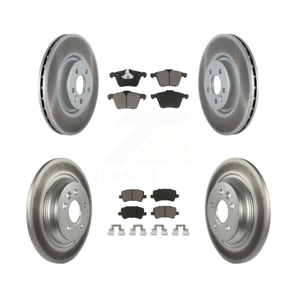 Transit Auto KGC-101248 Disc Brake Kit for 2008-2014 Volvo S60, Volvo V70 - Front and Rear