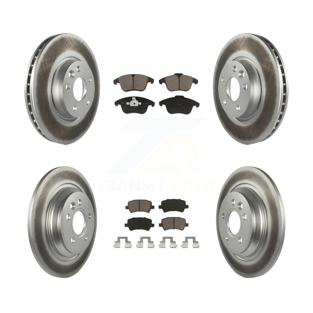 Transit Auto KGC-101250 Disc Brake Kit for 2013-2014 Volvo S60 - Front and Rear