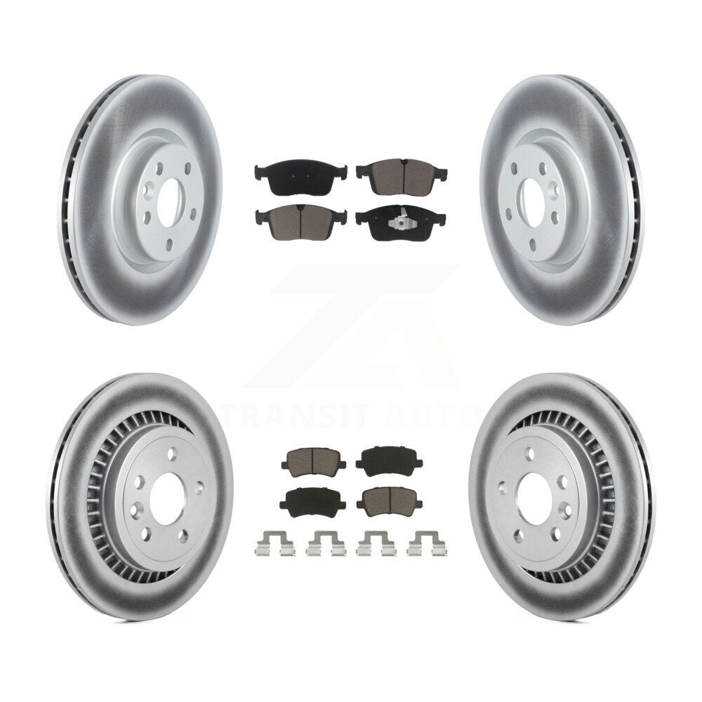 Transit Auto KGC-101251 Disc Brake Kit for 2016-2017 Volvo XC60 - Front and Rear