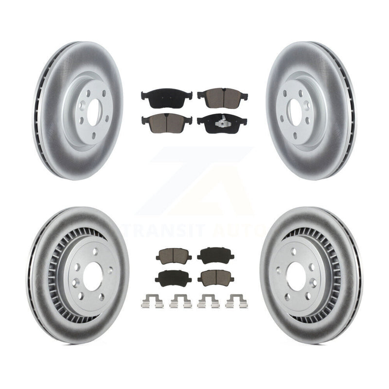 Transit Auto KGC-101251 Disc Brake Kit for 2016-2017 Volvo XC60 - Front and Rear