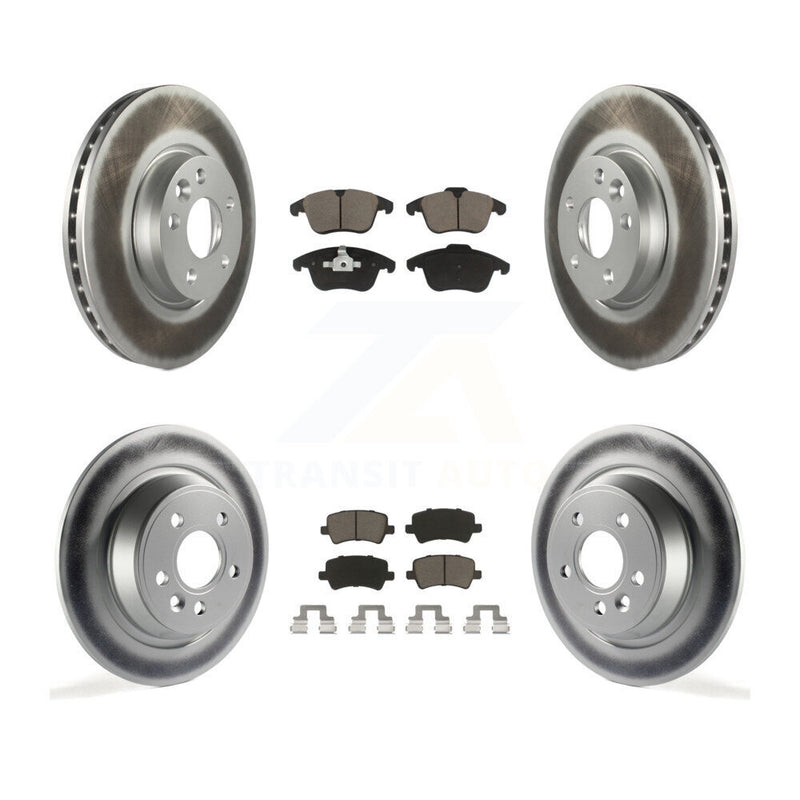 Transit Auto KGC-101252 Disc Brake Kit for 2012-2015 Land Rover Range Rover Evoque - Front and Rear