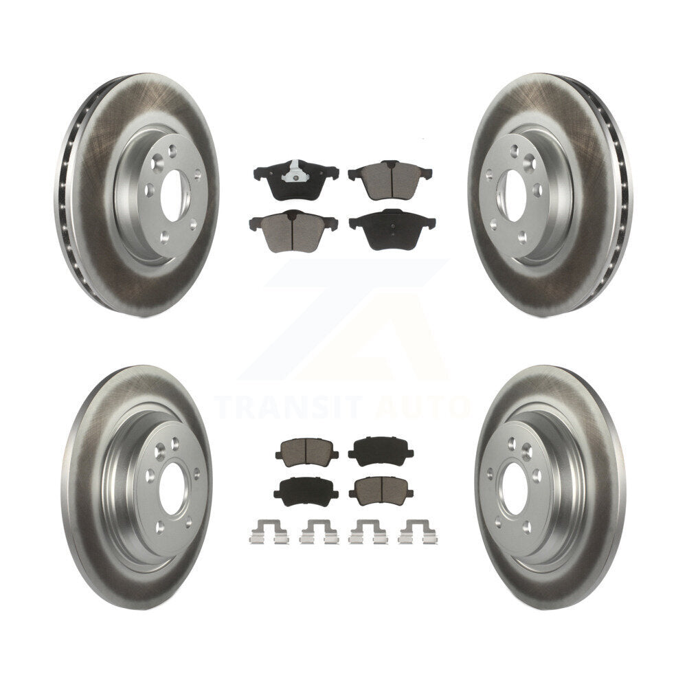 Transit Auto KGC-101253 Disc Brake Kit for 2008 Volvo V70 - Front and Rear